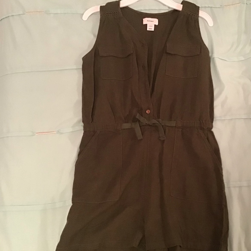Army colored romper